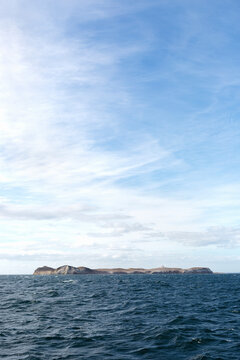 Magdalena Island in Magellan strait in Chilean Patagonia