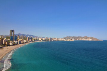 Playa de Poniente, Benidorm, Espa&ntilde;a