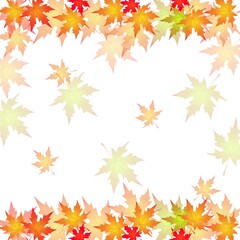 Naklejka na ściany i meble autumn leaves, background, illustration, vector,