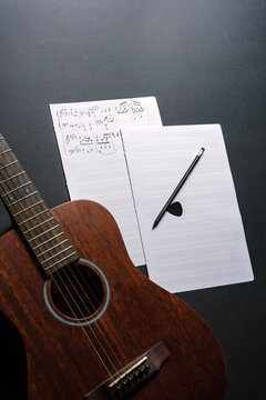 Musician's Desk. Top View