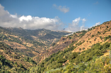 Fototapeta na wymiar La Alpujarra Granadina, Andalusia, Spain