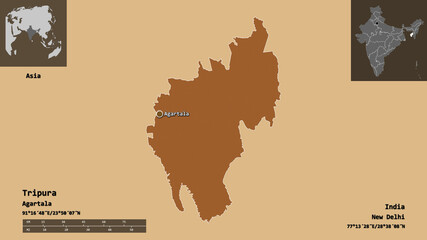Tripura, state of India,. Previews. Pattern