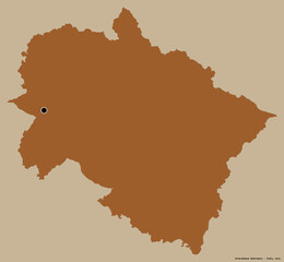 Fototapeta na wymiar Uttarakhand, state of India, on solid. Pattern