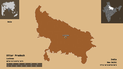 Uttar Pradesh, state of India,. Previews. Pattern