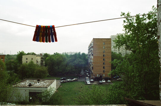 a view out of window in russia