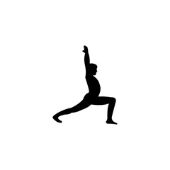 Fototapeta na wymiar yoga gymnastic movement people icon vector symbol illustrations