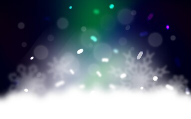 Light Purple vector layout with a christmas tree. Christmas tree on blurred abstract background with gradient. The pattern can be used for new year ad, booklets.