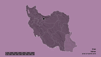 Location of Sistan and Baluchestan, province of Iran,. Administrative