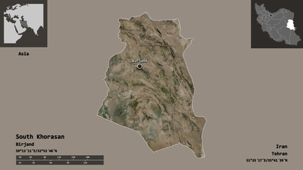 South Khorasan, province of Iran,. Previews. Satellite
