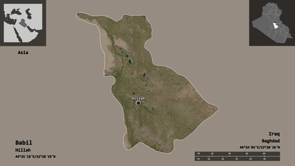 Babil, province of Iraq,. Previews. Satellite