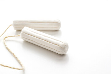 生理用タンポン　白背景