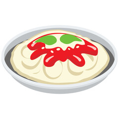 
Dessert icon isolated on white background 
