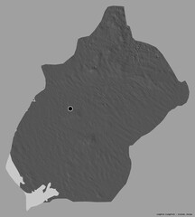 Longford, county of Ireland, on solid. Bilevel