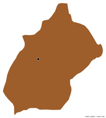 Longford, county of Ireland, on white. Pattern