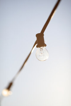 Lightbulb on a string