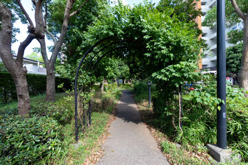 市川市にある団地　千葉県　日本