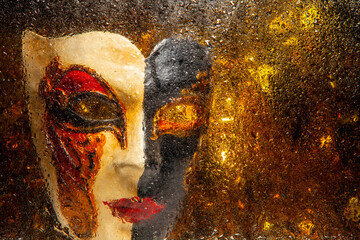 image of mask water drop