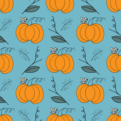 mouse on a pumpkin pattern