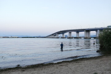 滋賀県　琵琶湖大橋