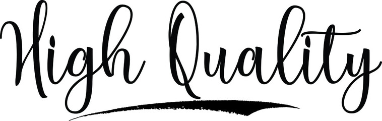 High Quality Calligraphy Handwritten Typography Text on
White Background