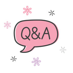 Q&A (questions and answers) concept - vector illustration