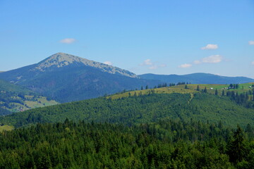 Fototapeta premium Mount Khomyak (Ukrainian Carpathians)