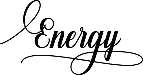 Enormous Script Cursive Calligraphy Typography Black text lettering Script Cursive and phrases isolated on the White background for titles and sayings