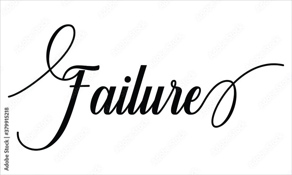 Aufkleber fiction script cursive calligraphy typography black text lettering script cursive and phrases isolat