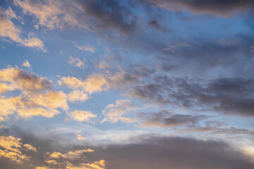 Evening sky background
