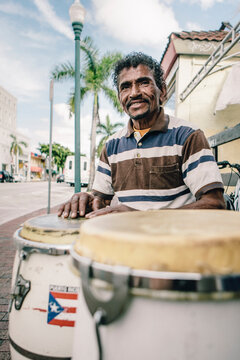 Conga Player in Miami