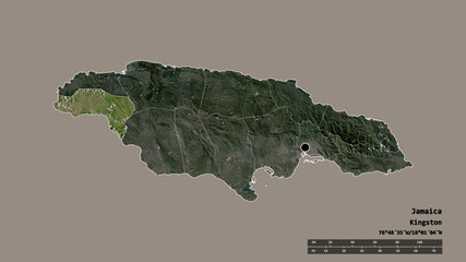 Location of Westmoreland, parish of Jamaica,. Satellite