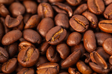 roasted coffee beans can be used as a background