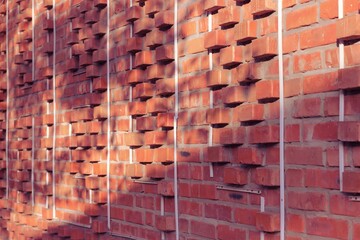 wall with bricks