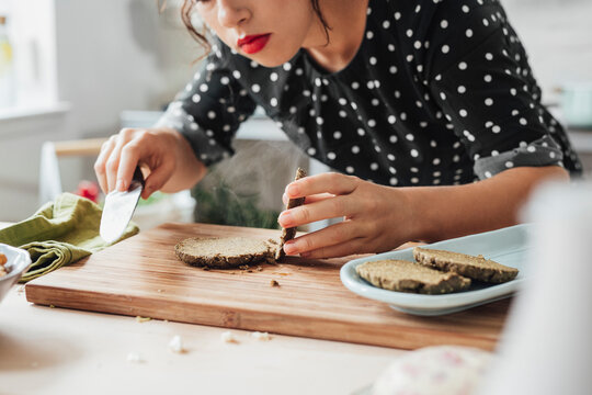 Woman Making a Bannocks