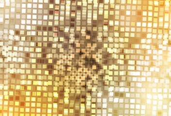 Fototapeta premium Light Orange vector background with rectangles.