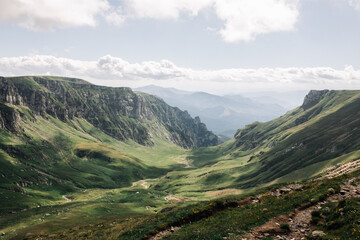 Mountain traveling photography