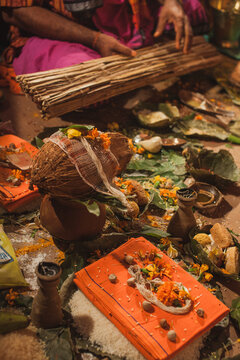 Indian wedding altar