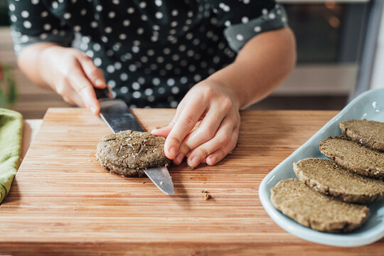 Woman Making a Bannocks