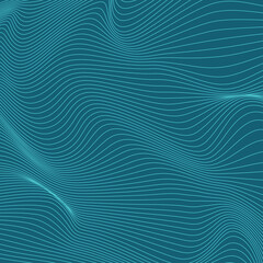 An abstract wavy 3d mesh wire frame background image.