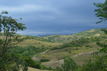 Obraz premium mountains, plain nature of Dagestan.