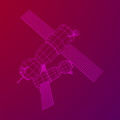 Space station communications satellite