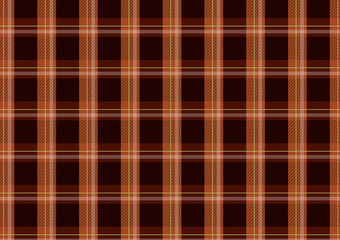 秋色のチェックパターン