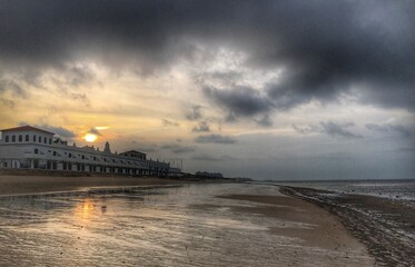 Fototapeta premium sunset on the beach