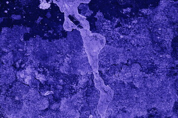 an old concrete surface depicted in bright blue color