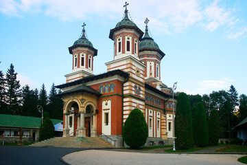 Fototapeta na wymiar Monastery of Sinaia in Romania, Europe