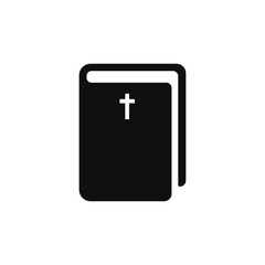 Bible icon isolated on white background