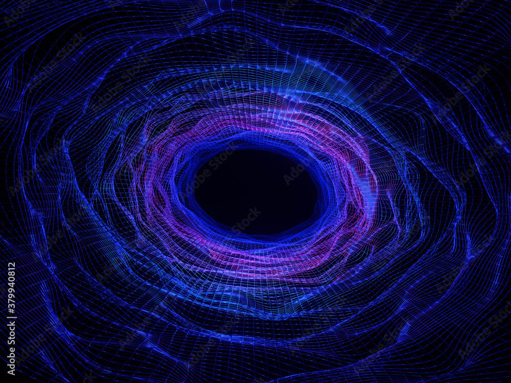 Poster 3d rendering abstract background spectral