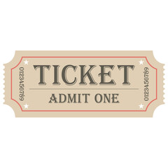 admit one ticket