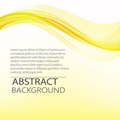 Vector Abstract smoky waves background. Template brochure design