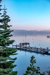 beautiful sierra scenery at lake tahoe california